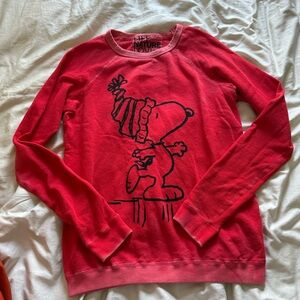 Free City X Peanuts Snoopy Raglan Sweatshirt Size XS
